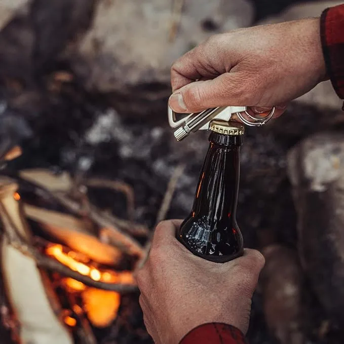 — Fire Outdoor Ignition 🔥🍻 Starter Percentage-off Bottle Opener Waterproof Mega sale Tool Keychain Windproof 2-in-1