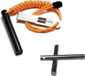1 x FS124   2 x Drilled 1/2 x 4 Inch Ferro Rods As Replacements