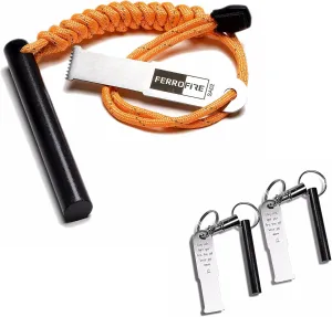 1 x FS384   2 x Quick Release Keychain Fire Starters