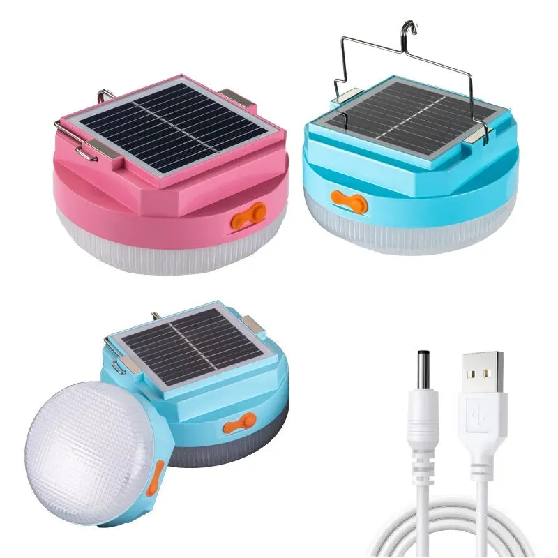 100W Solar Powered 76 LED Hanging Camping Light