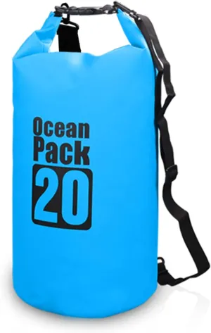 10L / 15L / 20L / 30L Waterproof Dry Backpack Water Bag Roll Sack for Kayaking Rafting Boating River King