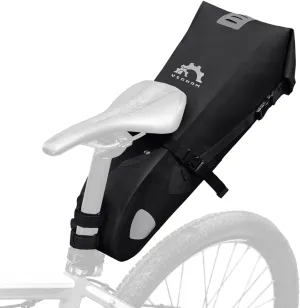 10L Bike Saddle Bag Waterproof with Roll-Top Closure Adjustable Bike Seat Bag Bicycle Tail Bag Bikepacking Bags for Mountain Road Bikes