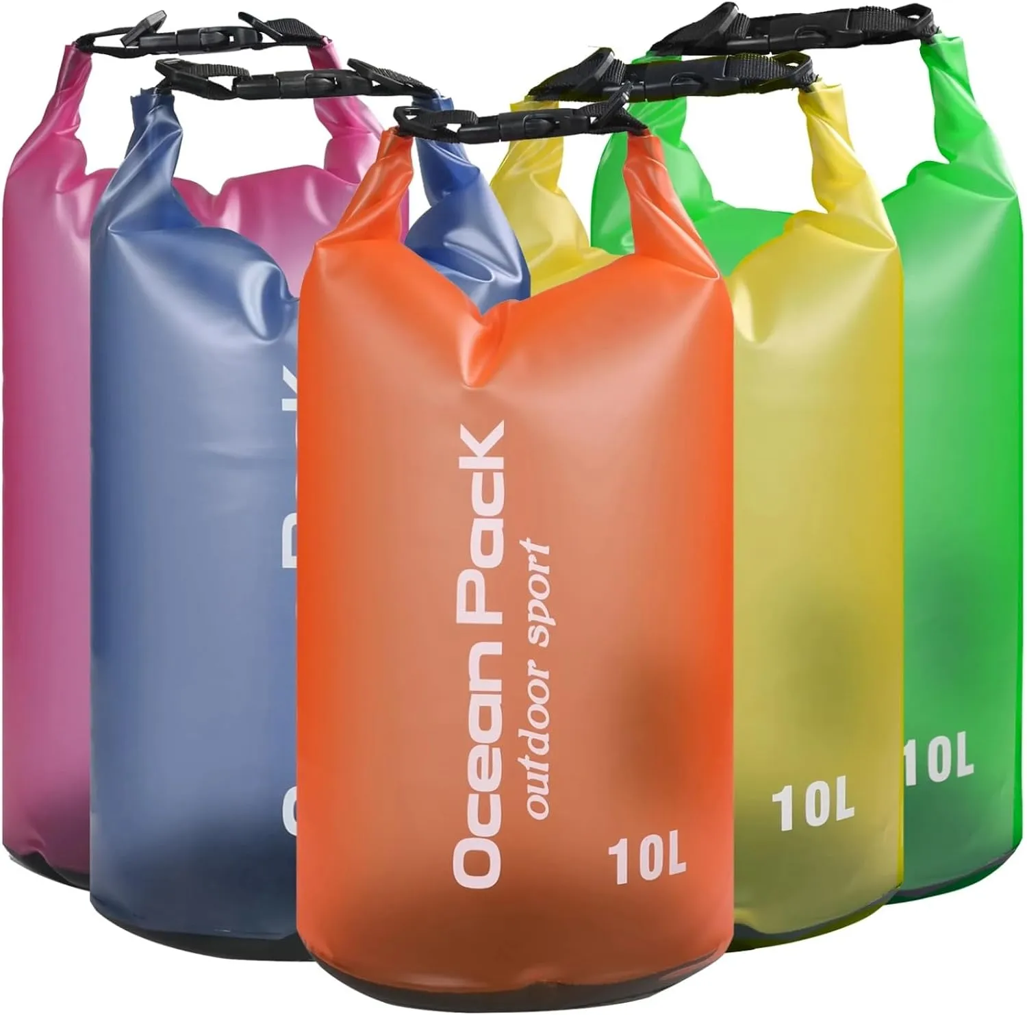 10L Waterproof Water Resistant Dry Bag Sack Storage Pack Pouch Swimming Kayaking Canoeing River Trekking Boating Sailing Fishing (Yellow)