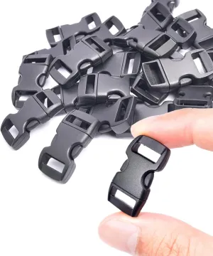 10pcs 5/8" Compass Whistle Buckle   100pcs 3/8" Paracord Bracelet Buckles for Paracord Bracelets Clasp