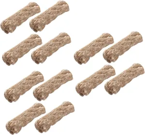 12pcs Fire Starter Rope Lightweight Outdoor Fire Igniters for Camping Grills Weather Resistant for Instant Combustion