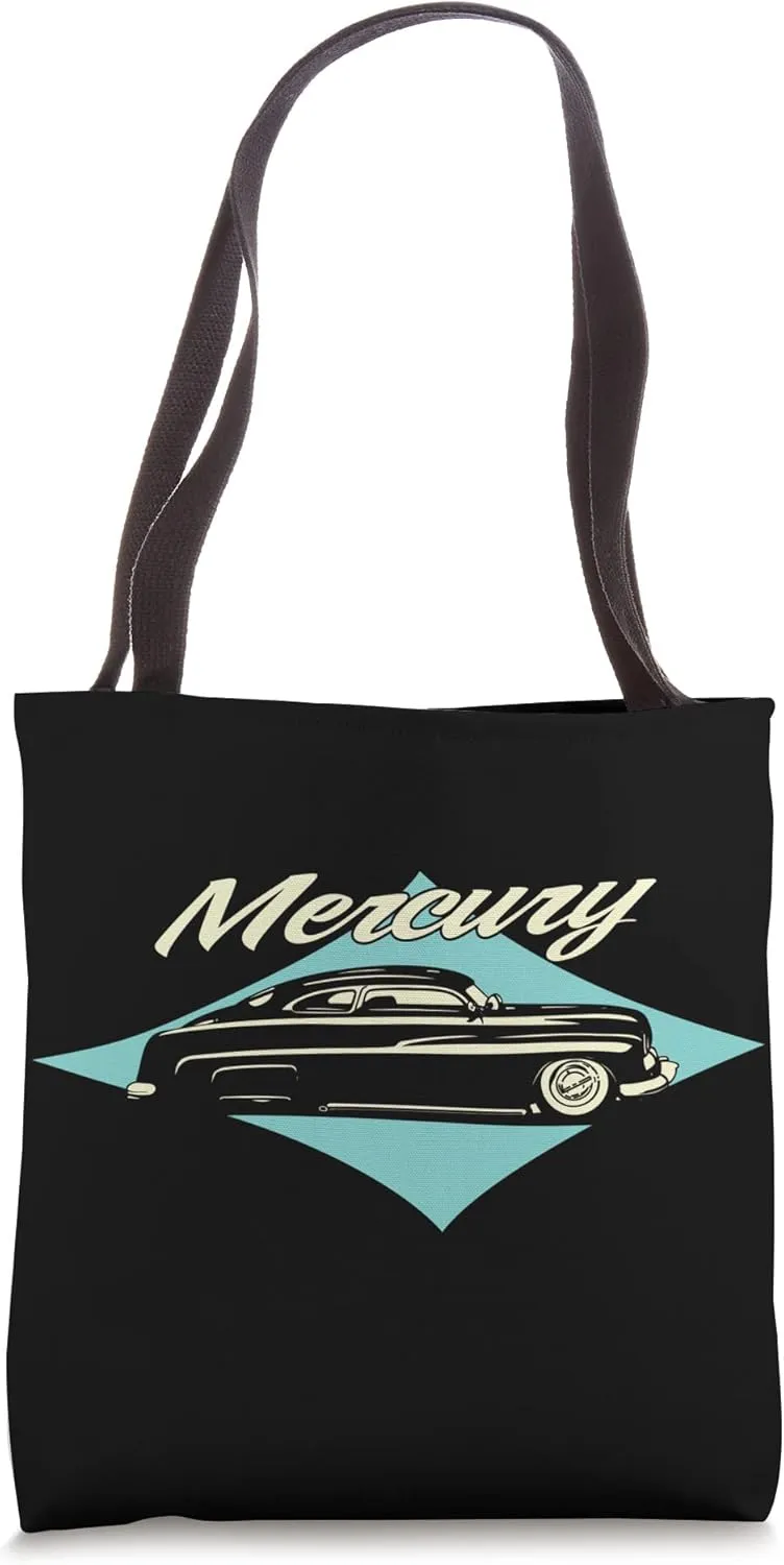 1951 Mercury Coupe Low Rider Kustom Lead Sled Custom Hot Rod Tote Bag