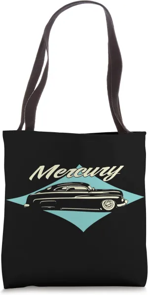 1951 Mercury Coupe Low Rider Kustom Lead Sled Custom Hot Rod Tote Bag