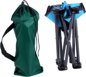 1Pc Folding Fishing Stool Compact Outdoor Camping Chair Lightweight Portable Design for Hiking and Fishing Durable Oxford and Construction Easy
