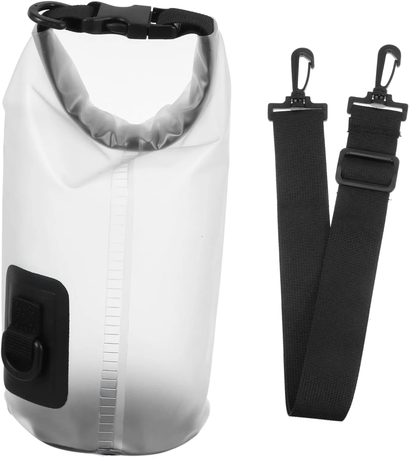 1pc Rafting Swimming Bag Clear Kayak Clear Backpack Water Resist Dry Bag Waterproof Bags Outdoor Rafting Bag Swimming Storage Pouch Clear Stadium Bag Floating Backpack Pvc White