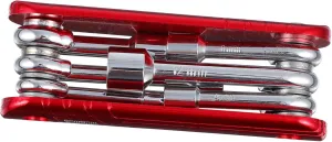 1set Folding Socket Wrench Tool Kit for Bike Repair -vanadium Compact Design for Versatile Use in Home and Outdoor Repairs