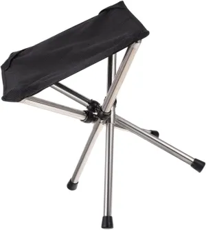 1Set Portable Folding Camping Stool Lightweight Outdoor Chair for Fishing Hiking and Picnics Versatile Collapsible Seat with Durable Bracket Design for Travel and Garden