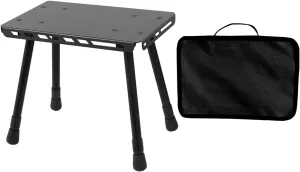 2 in 1 Folding Table Stool Camping Outdoor Practical Small Table Aluminum Alloys Folding Small Chair for Camping Picnics Lightweight Camping Stool Table