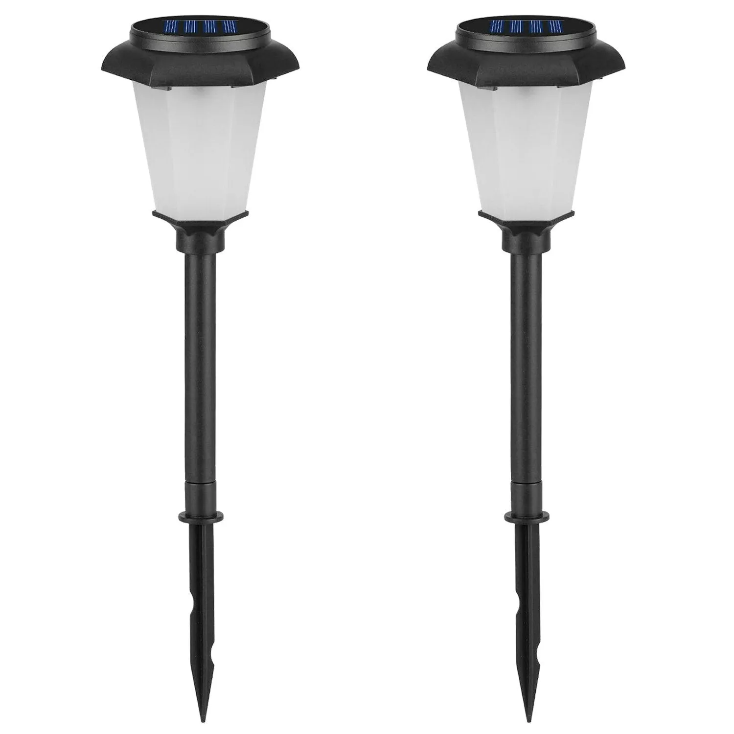 2-Piece: Solar Flame Torch Light