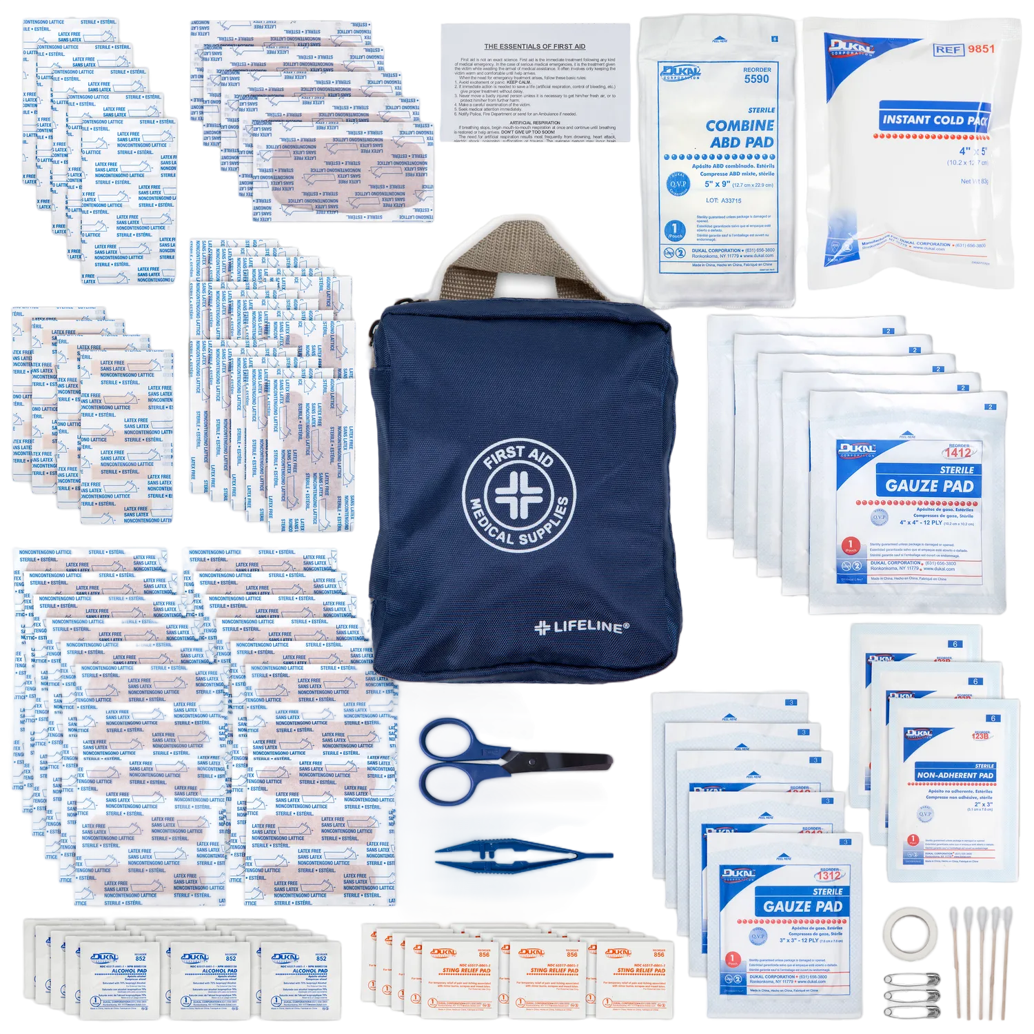 200 PIECE ESSENTIAL FIRST AID KIT