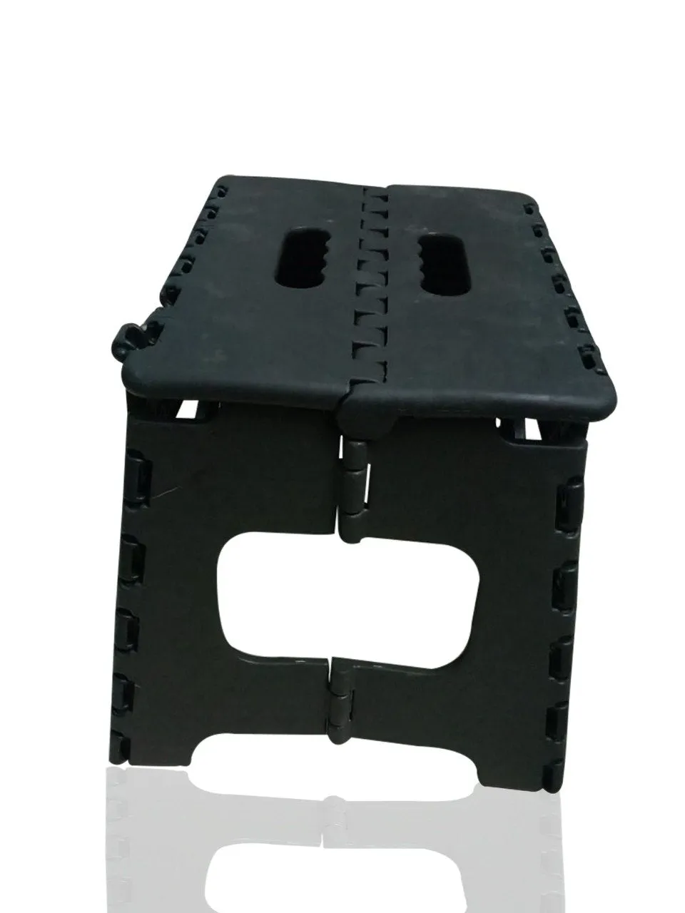 2101 Folding Lightweight Plastic Stool (Black)