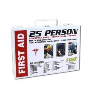 25 PERSON METAL BOX FIRST AID KIT
