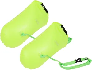 2pcs Floats Swim Waist for Adults Bags Floating Dry Bag Green