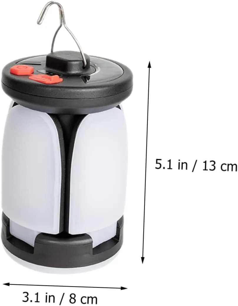 2pcs Led Camping Lantern Solar Camping Light Tent Light for Outdoor Barn Hanging Rechargeable Emergency Workshop