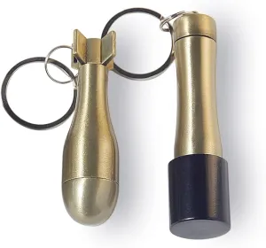 2Pcs Permanent Match Flint Match Keychain Flint Fire Starter Waterproof Emergency Survival Camping Keychain Lighter for Outdoor (No Oil Included)