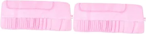 2pcs Rolling Makeup Storage Case Brush Holder Compact Travel Cosmetic Bag Belt Strap for Women