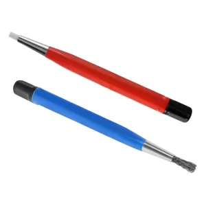 2pcs Watch Scratch Brush Pen Gentle Cleaning Brush for Jewelry Watch Coin Electronic Circuit Boards Auto