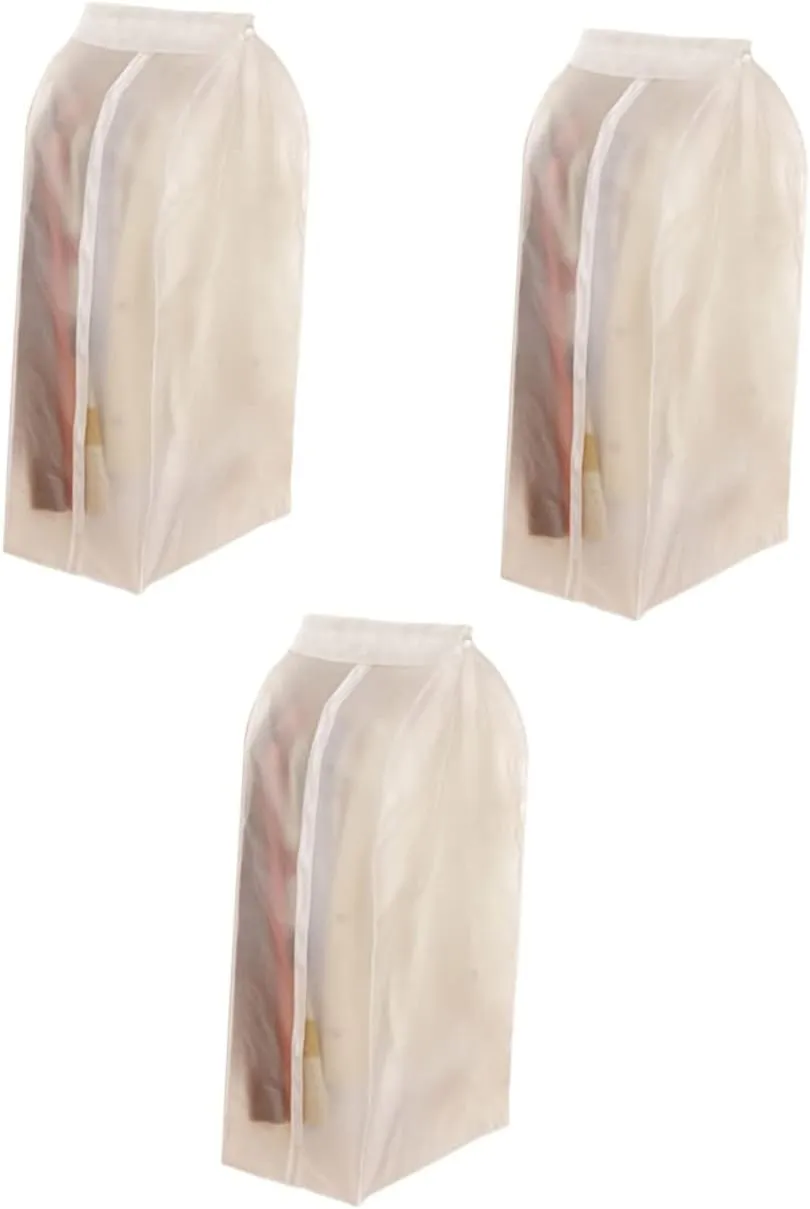 3 Pcs Clothes Storage Bag Waterproof Anti-crease 60x30x90cm 3d Design Suit Cover Organizer