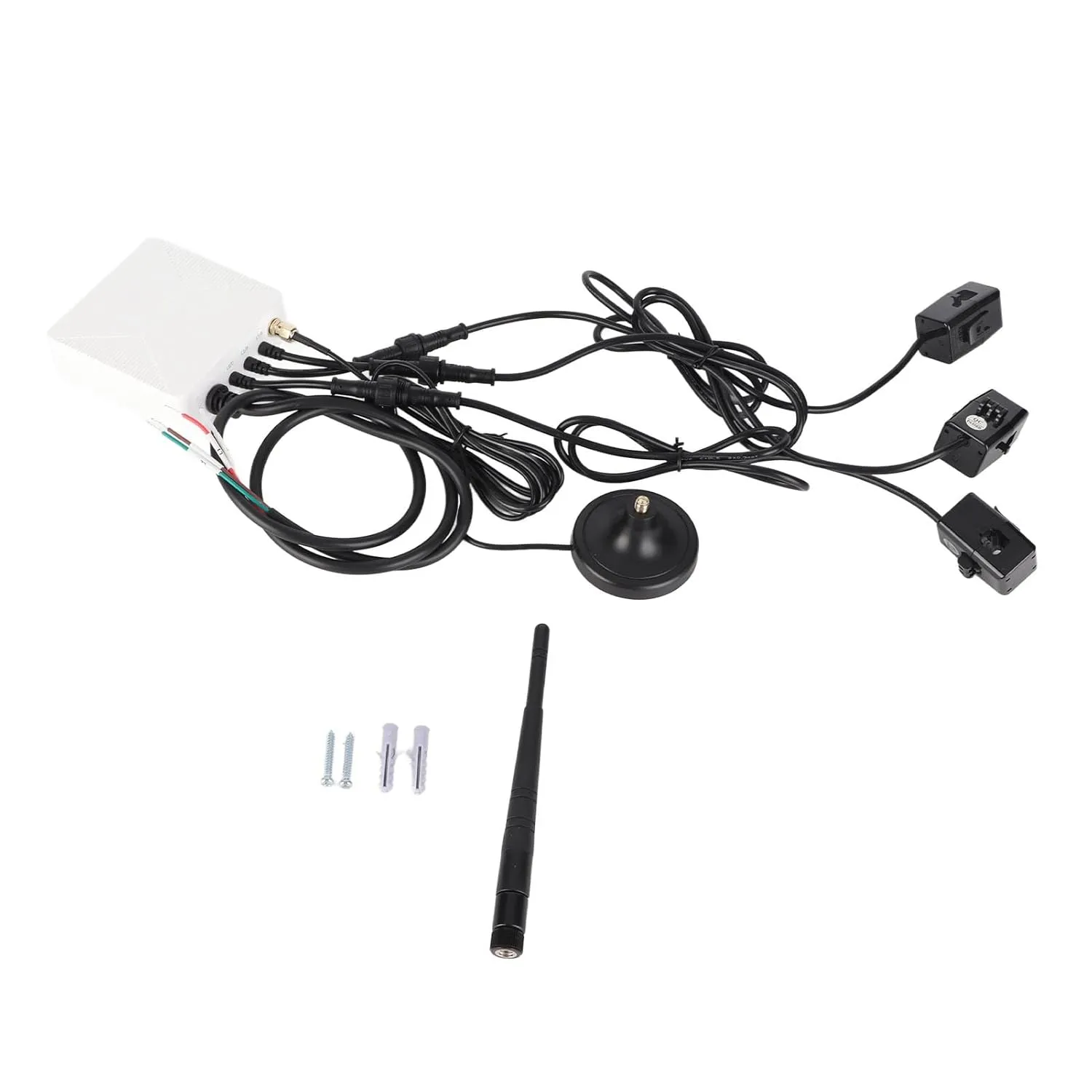3 Phase Clamp Meter, 4 Wire Smart Home Energy Monitor, Electricity Monitor for Air Conditioning, Stoves, Water Heaters, Washing Machines