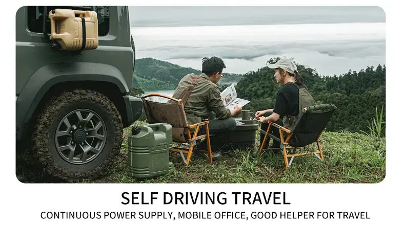 300W Portable Solar Power Station — 68000mAh LiFePO4 Battery for Camping & Backup