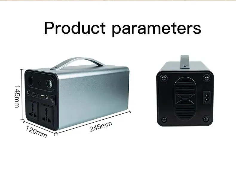 300W Portable Solar Power Station — 68000mAh LiFePO4 Battery for Camping & Backup