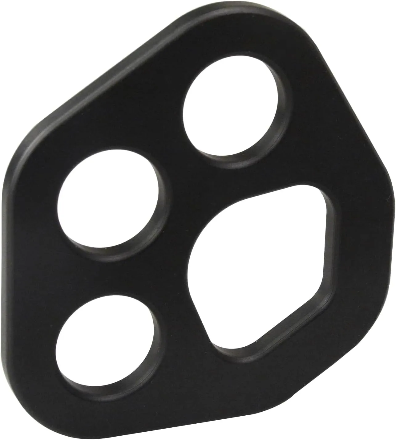 30kN/40kN Rigging Plate Aluminum Anchor Multiplier Plate, 4 Holes Force Divider Plate Bear, Climbing Descender Gear for Hammock Firefighting Arborist Rock Climbing Rescue Cave Yoga