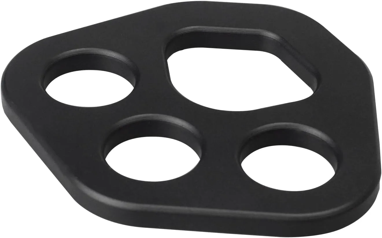 30kN/40kN Rigging Plate Aluminum Anchor Multiplier Plate, 4 Holes Force Divider Plate Bear, Climbing Descender Gear for Hammock Firefighting Arborist Rock Climbing Rescue Cave Yoga