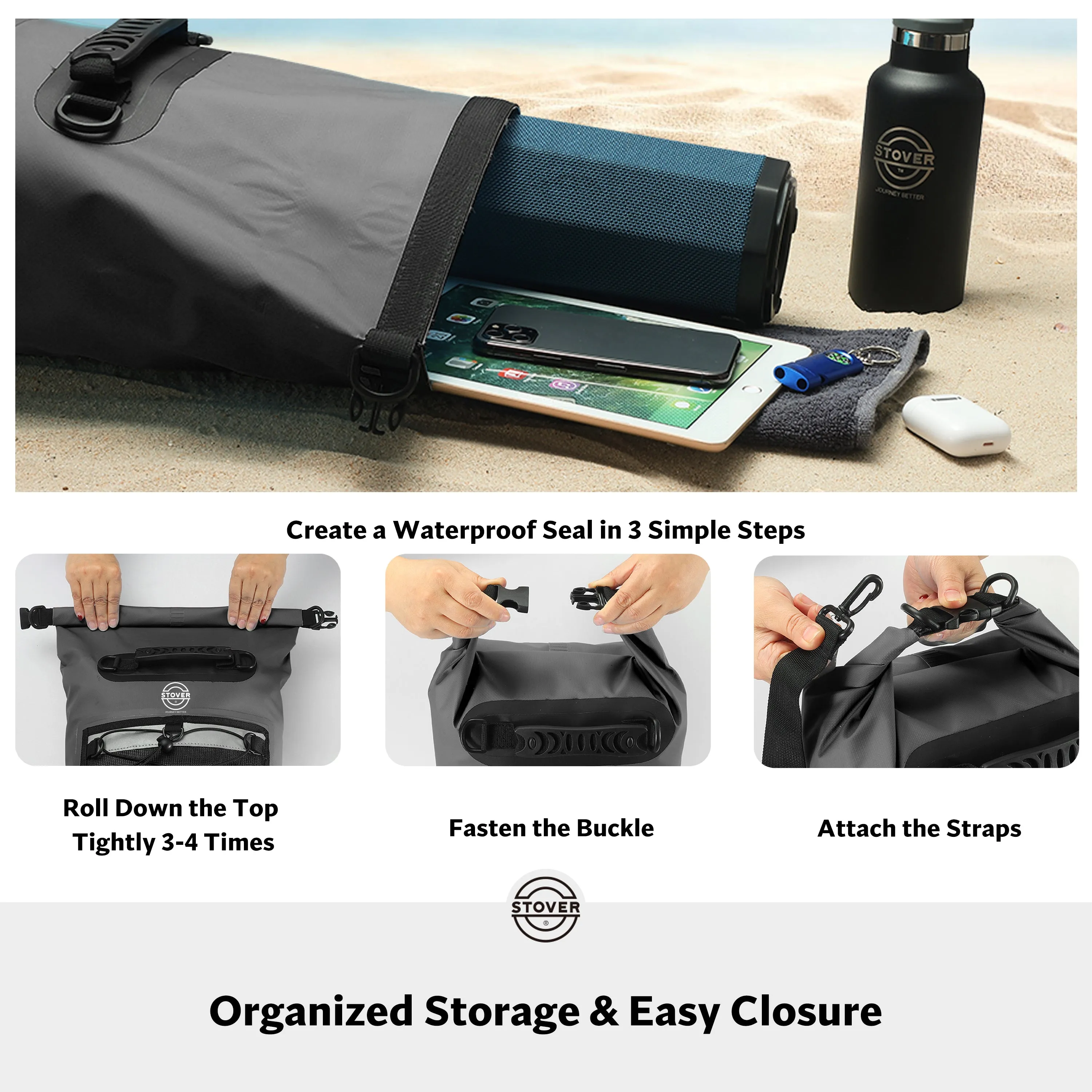 30L Waterproof Dry Bag Backpack