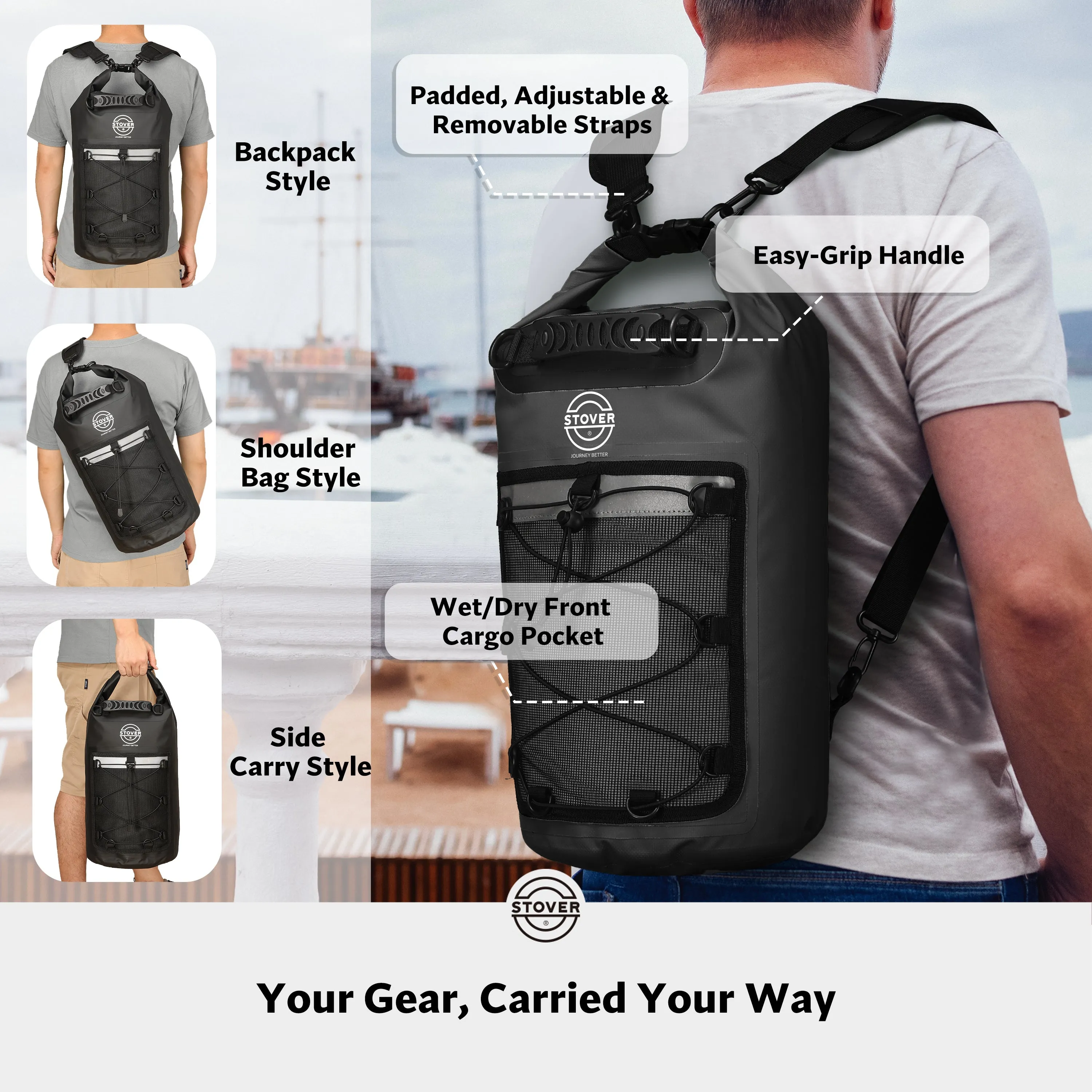 30L Waterproof Dry Bag Backpack