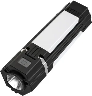 360° Magnetic Base Camping Light with Folding Hook and USB Power Bank, 3000mAh Rechargeable LED Light for Camping, Hiking and Emergencies.