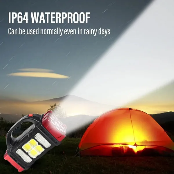 38W Rechargeable Solar 76LED COB Powered Work Light