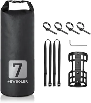 3L/7L Bike Fork Bag Waterproof Roll Top Dry Bag Bicycle Fork Bag Cycle Pack Bike Pannier