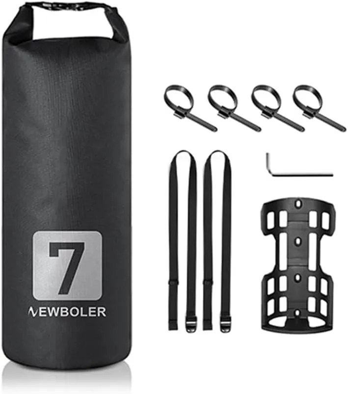 3L/7L Bike Fork Bag Waterproof Roll Top Dry Bag Bicycle Fork Bag Cycle Pack Bike Pannier