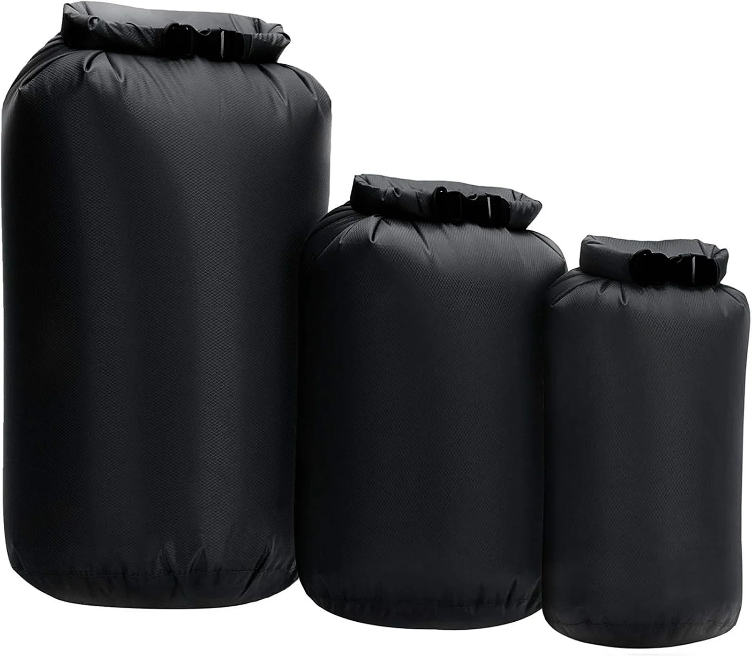 3pcs Waterproof Dry Bag Roll Top Dry Sack for Kayaking Boating Fishing Swimming