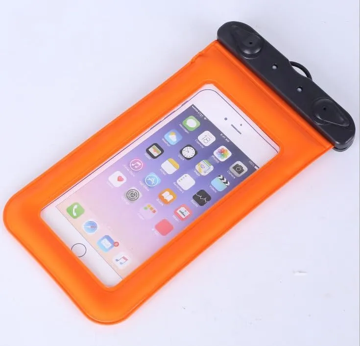 3pcs Waterproof Floating Phone Case Dry Bag Pouch Fit for iPhone X 8 Plus Cell Phone
