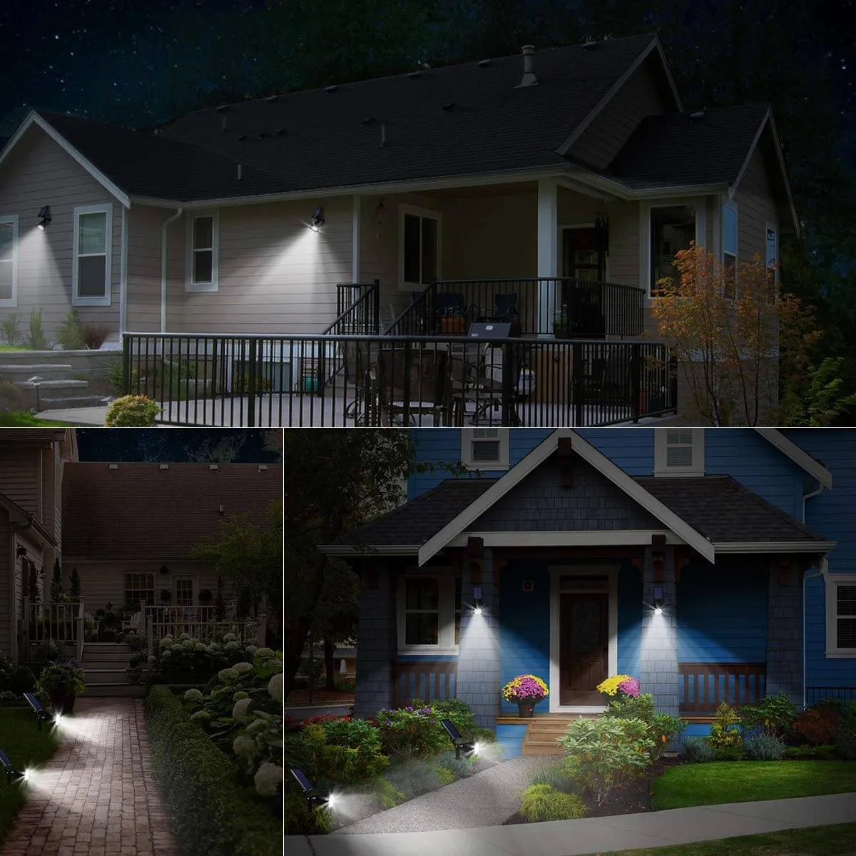 4-Pack: URPOWER Outdoor Solar Spotlight