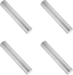 4PCS 99.99％ Metal Rod High Purity Mg Bar for Fire Starter Survival Emergency Sparks Accessory for Outdoor Travel Camping Hiking 18 * 100mm /0.7 * 3.9in