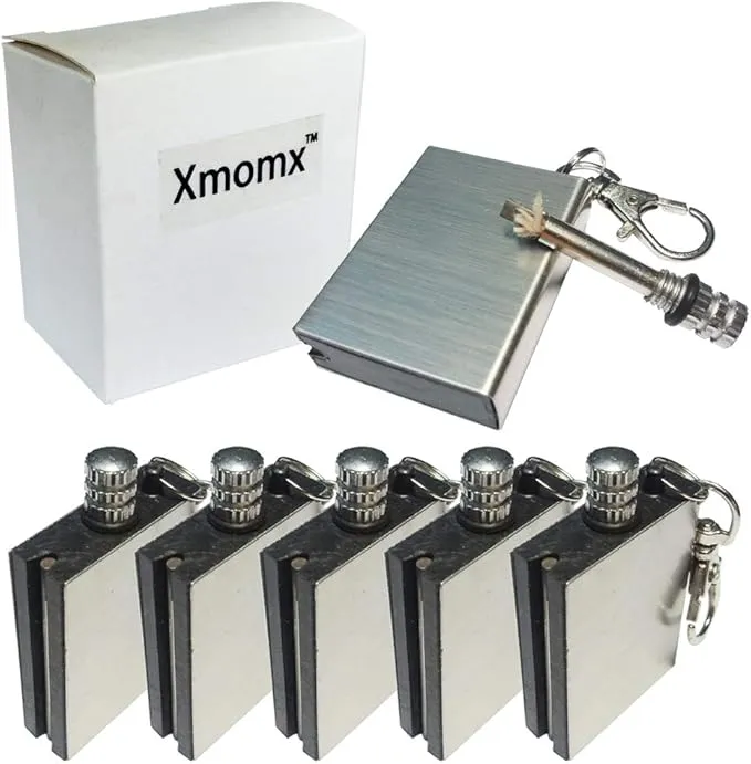5 x Hiking Emergency Survival Camping Fire Starter Flint Metal Match Lighter