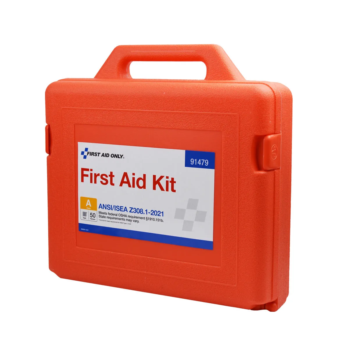 50 Person ANSI A Weatherproof First Aid Kit, ANSI 2021 Compliant