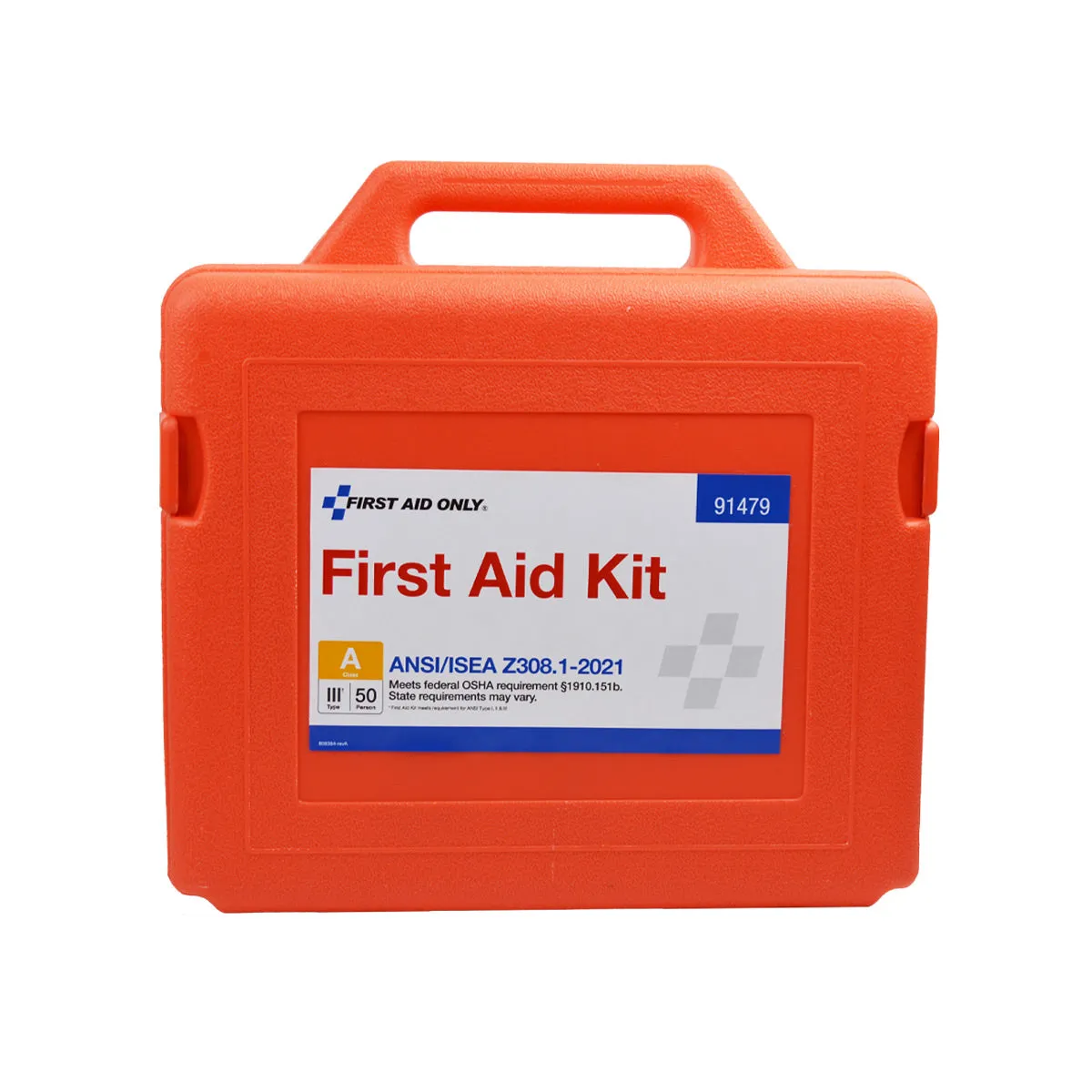 50 Person ANSI A Weatherproof First Aid Kit, ANSI 2021 Compliant