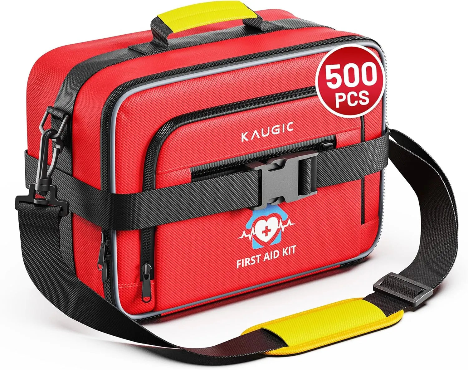 500 PCS Large First Aid Kit for Travel, Camping, Home, Car, Businesses, College Dorm, Hiking, Sports Essential, Professional First Aid Supplies Emergency Kit Home&Businesses Medical Supplies