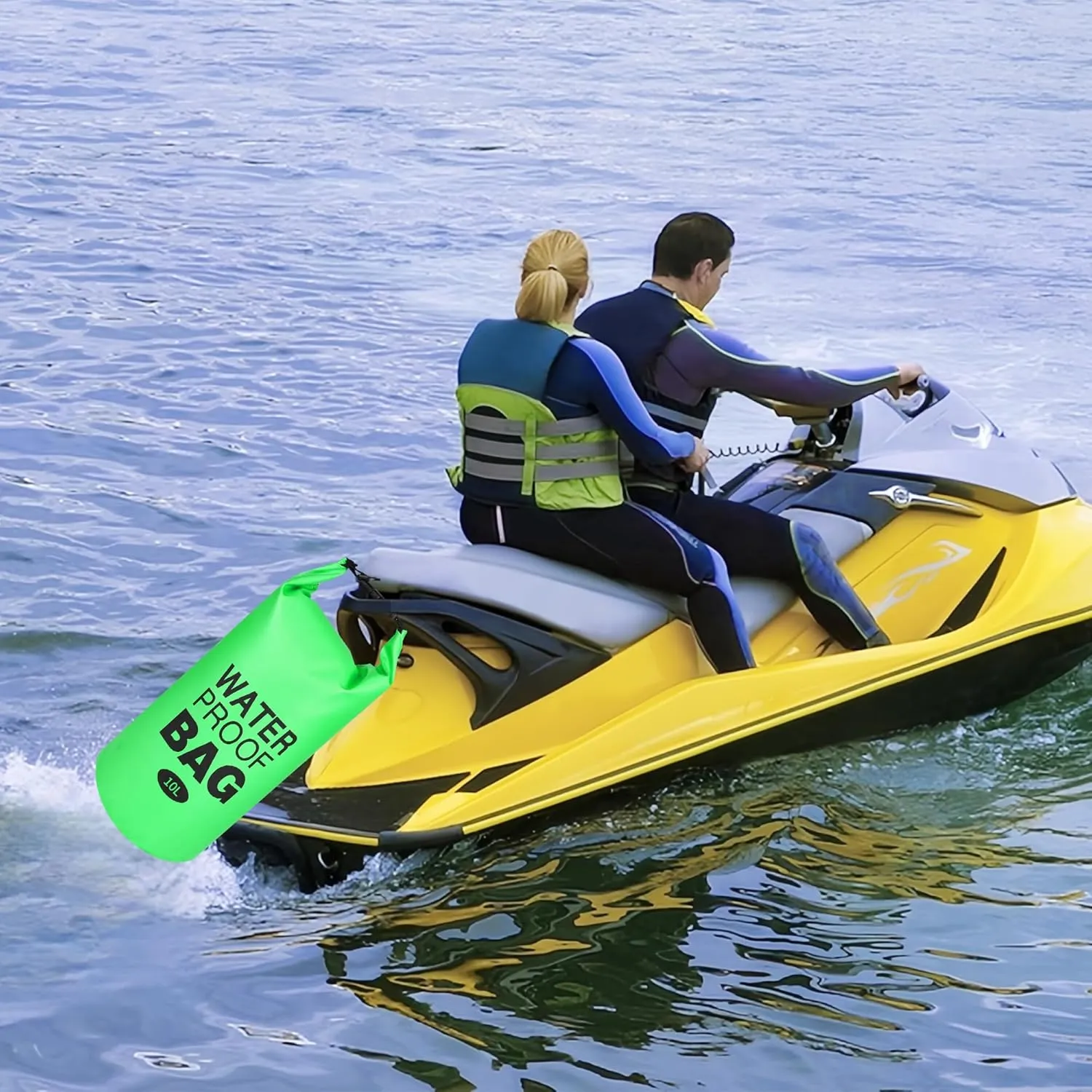 500D Sand Anchor for Small Boats, 2 in 1 Jet Ski Anchor Kit with Adjustable Buoy, Jet Ski Accessories Water Bag for Jet Ski, Kayak, Boat, Hiking Foldable Sandbags