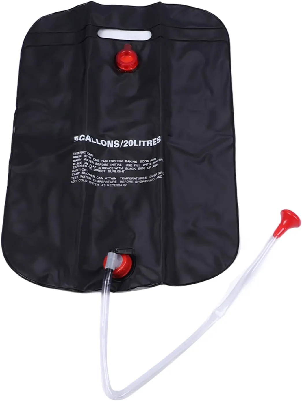5gallons/20liters Solar Heated Portable Shower Bag with Shower Head and Tap Camping Shower Bag Solar Shower Bag for Outdoor Travel