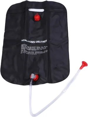 5gallons/20liters Solar Heated Portable Shower Bag with Shower Head and Tap Camping Shower Bag Solar Shower Bag for Outdoor Travel