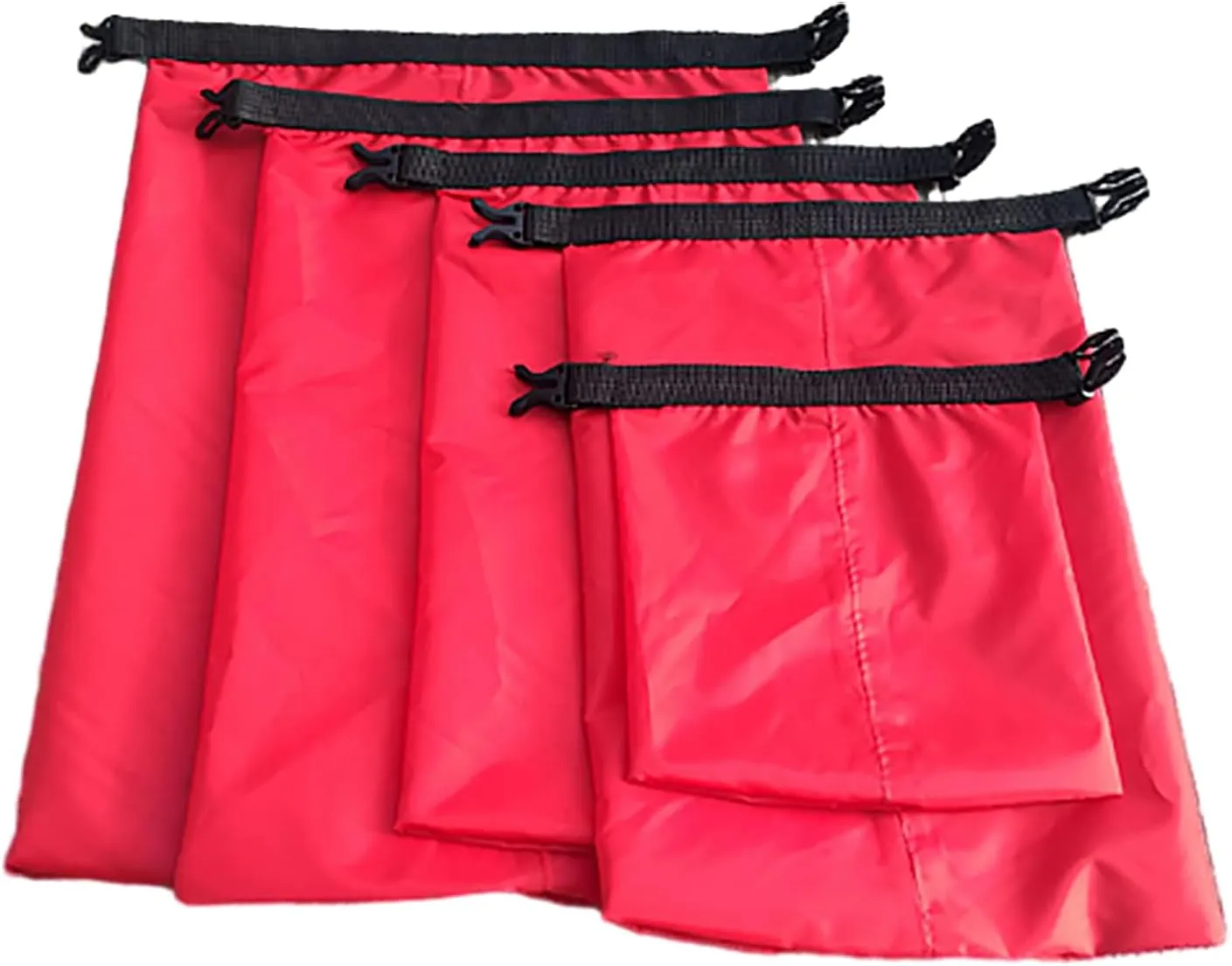 5Pcs Waterproof Storage Dry Bag Roll Top Sacks Lightweight Dry Sacks Swimming Snorkeling Bag Travel Storage Pack