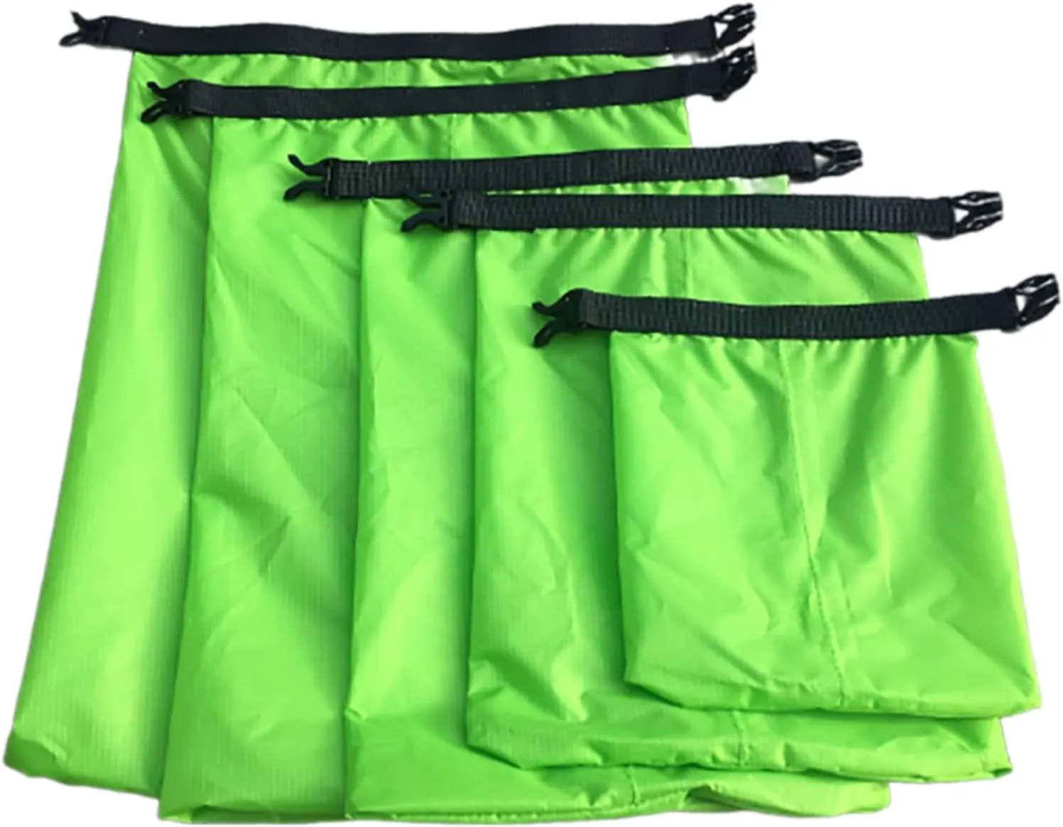 5Pcs Waterproof Storage Dry Bag Roll Top Sacks Lightweight Dry Sacks Swimming Snorkeling Bag Travel Storage Pack